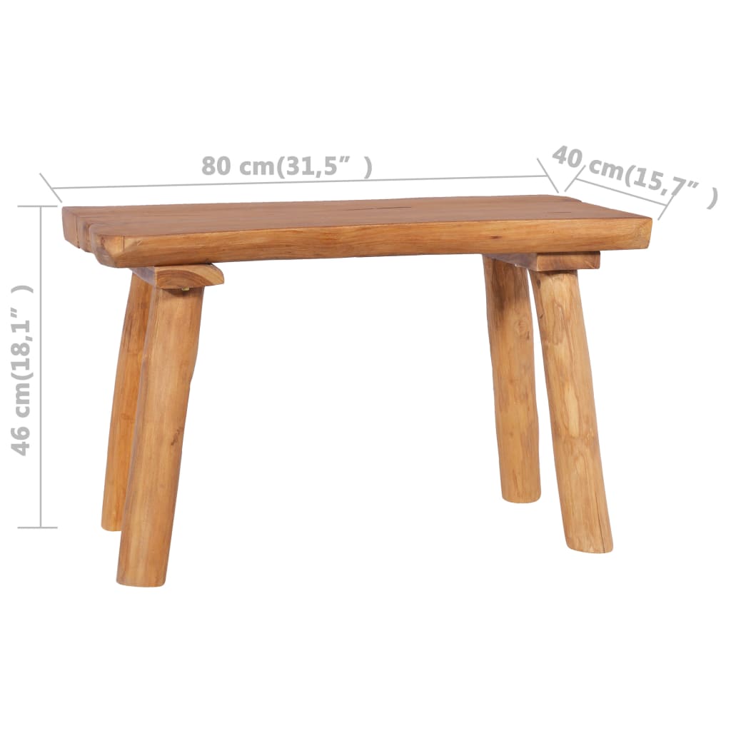 8719883911113_g_en_hd_5 vidaXL Garden Bench 80 cm Solid Teak Wood - Image 6