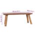 vidaXL Garden Bench 120 cm Solid Teak Wood - Image 6
