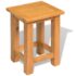 vidaXL End Tables 2 pcs 27x24x37 cm Solid Oak Wood - Image 2