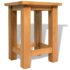 vidaXL End Tables 2 pcs 27x24x37 cm Solid Oak Wood - Image 4