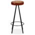 vidaXL 9 Piece Bar Set Solid Reclaimed Wood Genuine Leather & Canvas - Image 9