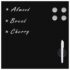 vidaXL Wall Mounted Magnetic Board Glass 40x40 cm - Image 2