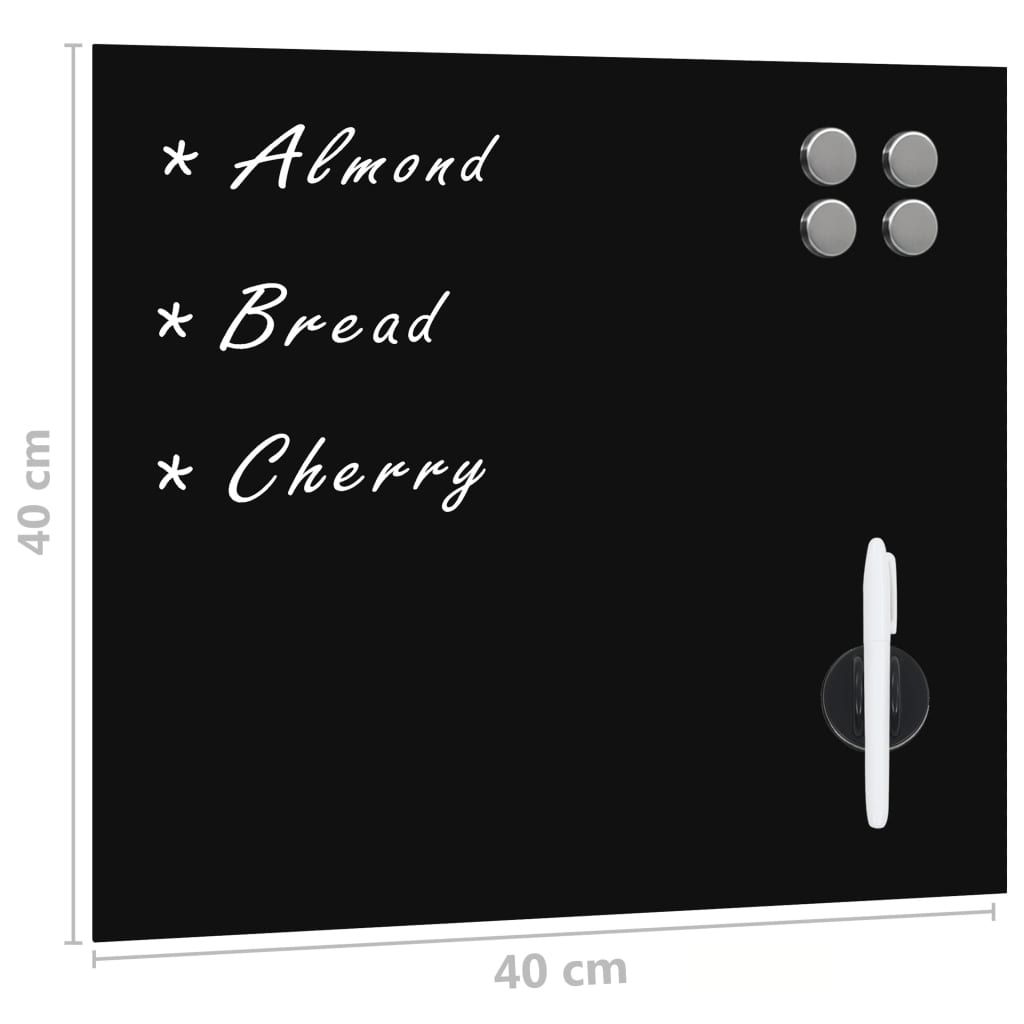 8719883913797_g_en_hd_4 vidaXL Wall Mounted Magnetic Board Glass 40x40 cm - Image 5