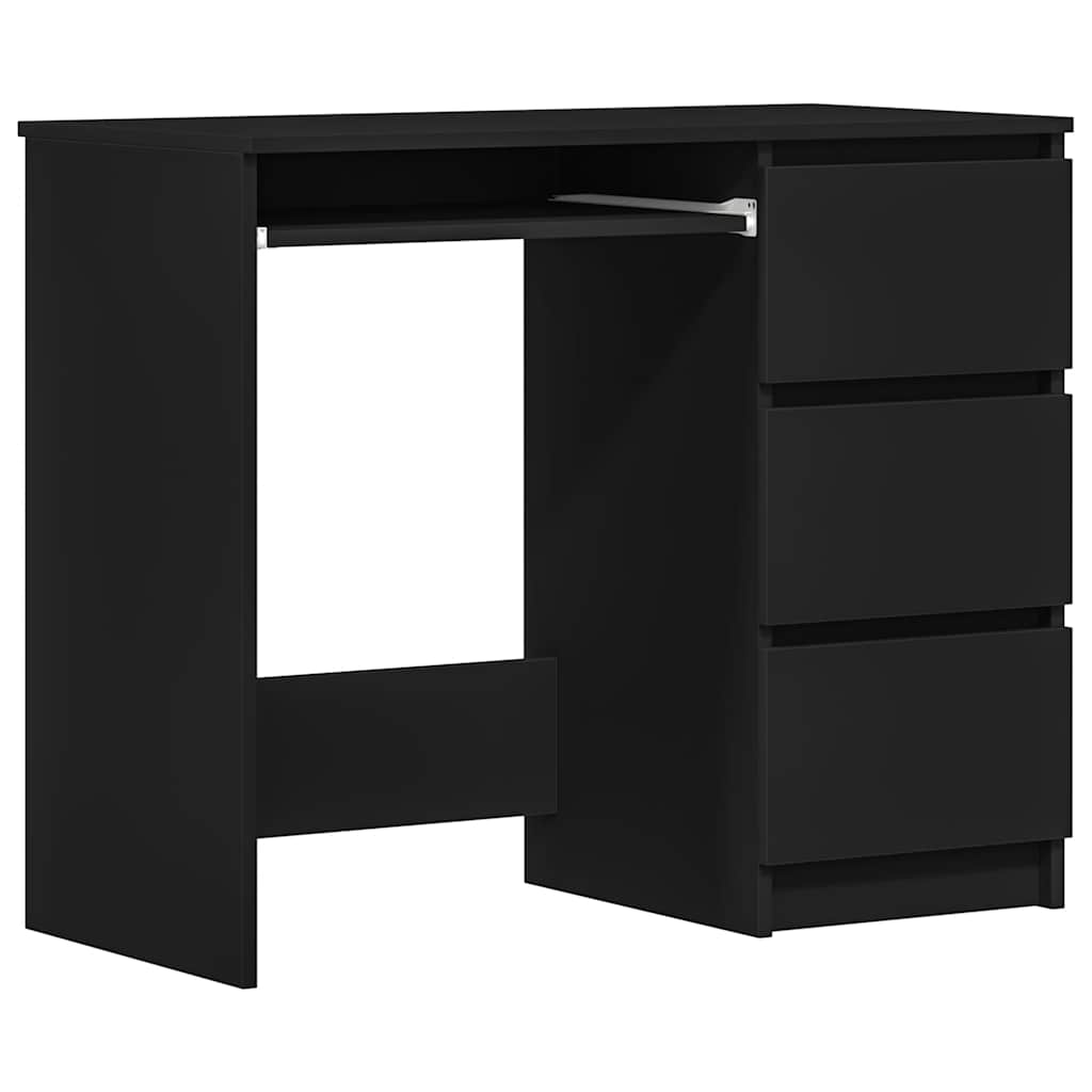 8719883914367_a_en_hd_1 vidaXL Desk Black 90x45x76 cm Engineered Wood - Image 2