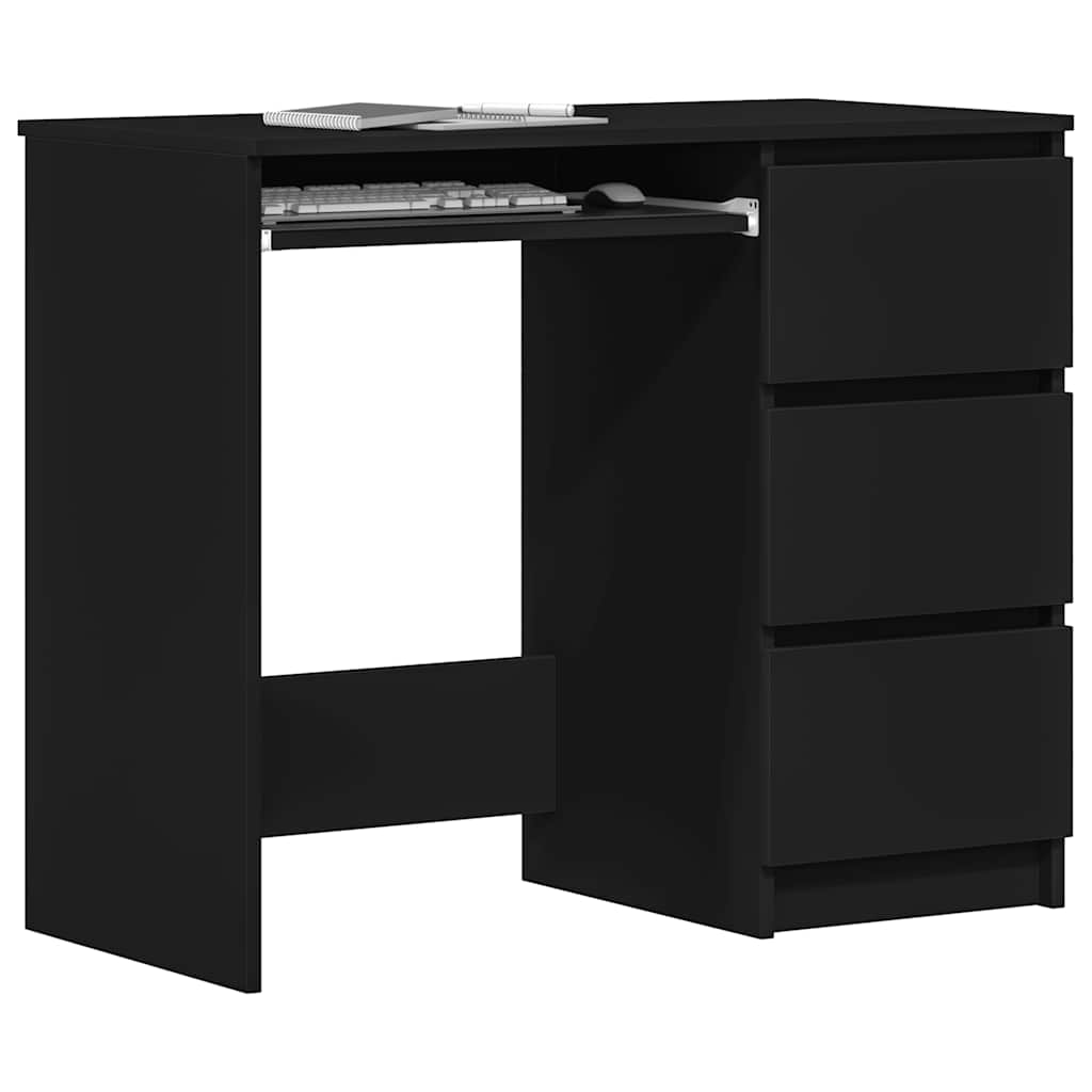 8719883914367_g_en_hd_2 vidaXL Desk Black 90x45x76 cm Engineered Wood - Image 4
