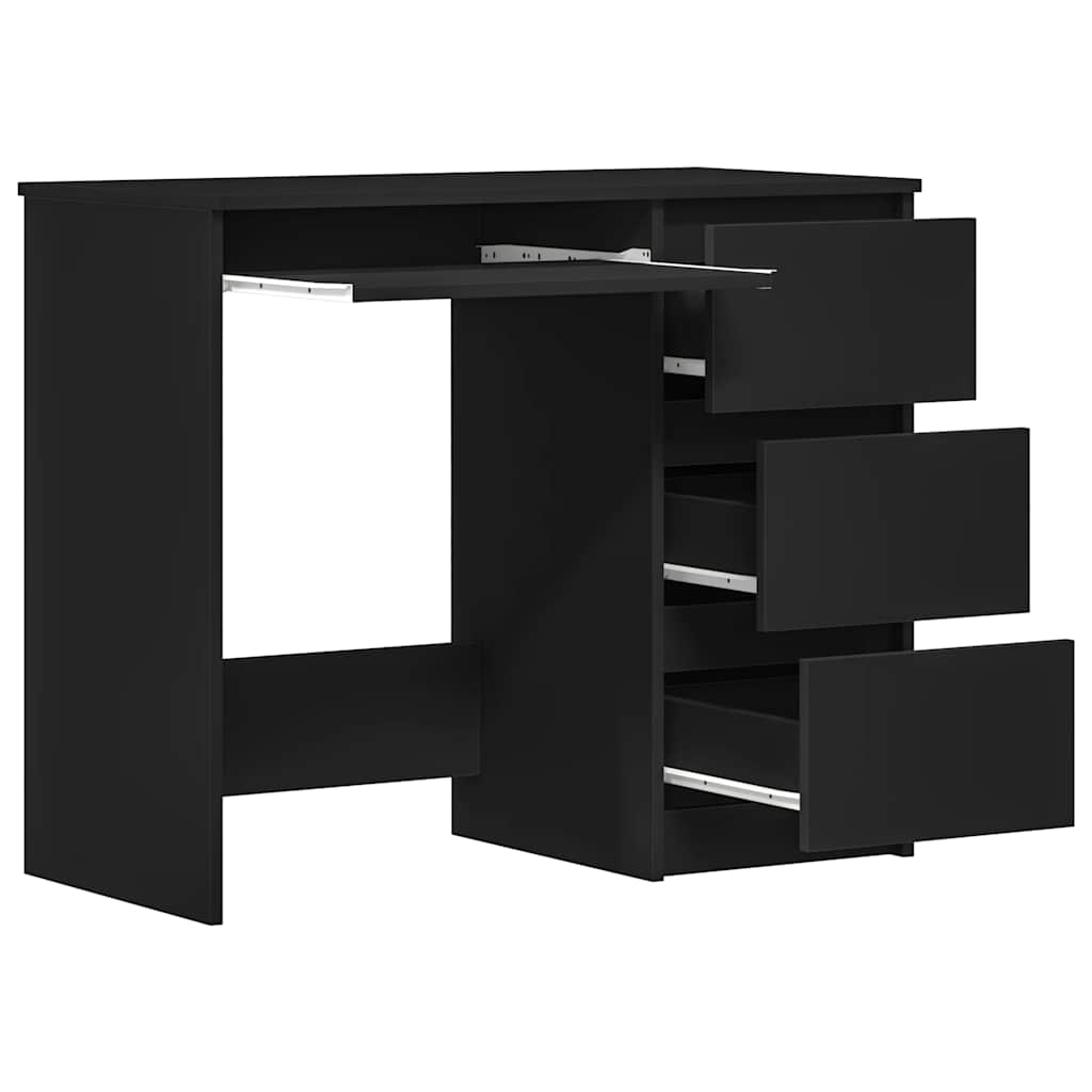 8719883914367_g_en_hd_3 vidaXL Desk Black 90x45x76 cm Engineered Wood - Image 5