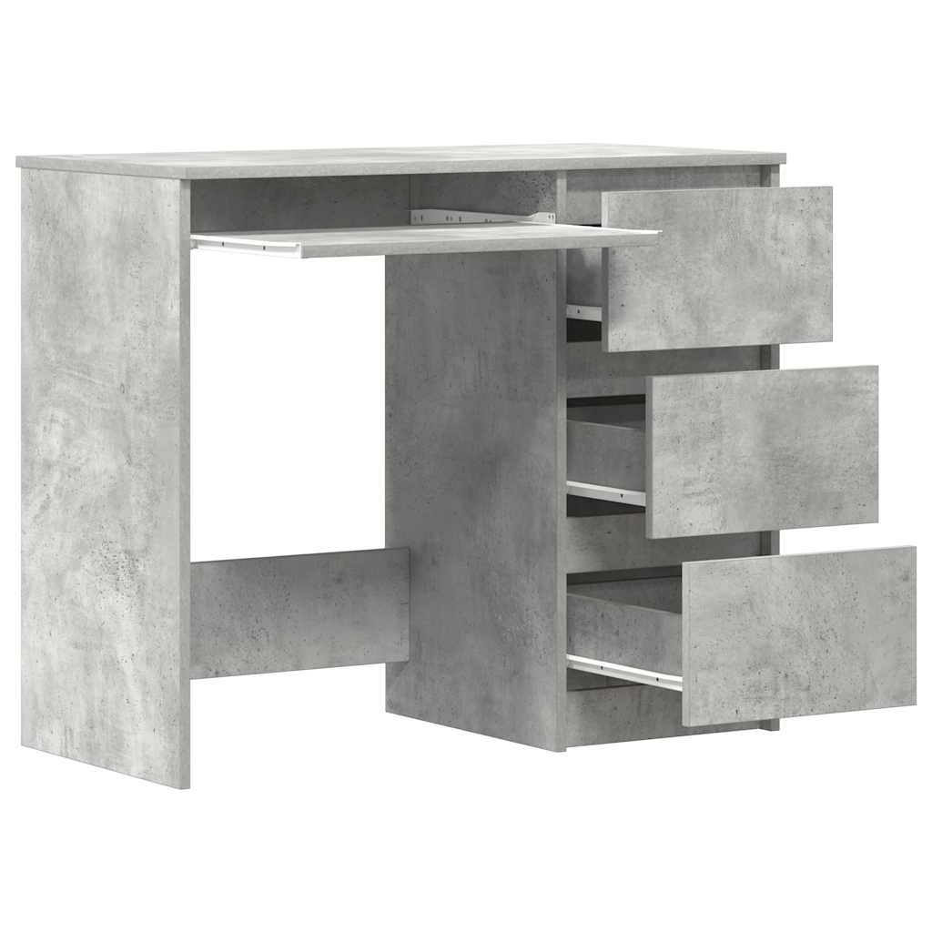 8719883914398_g_en_hd_3 vidaXL Desk Concrete Grey 90x45x76 cm Engineered Wood - Image 5