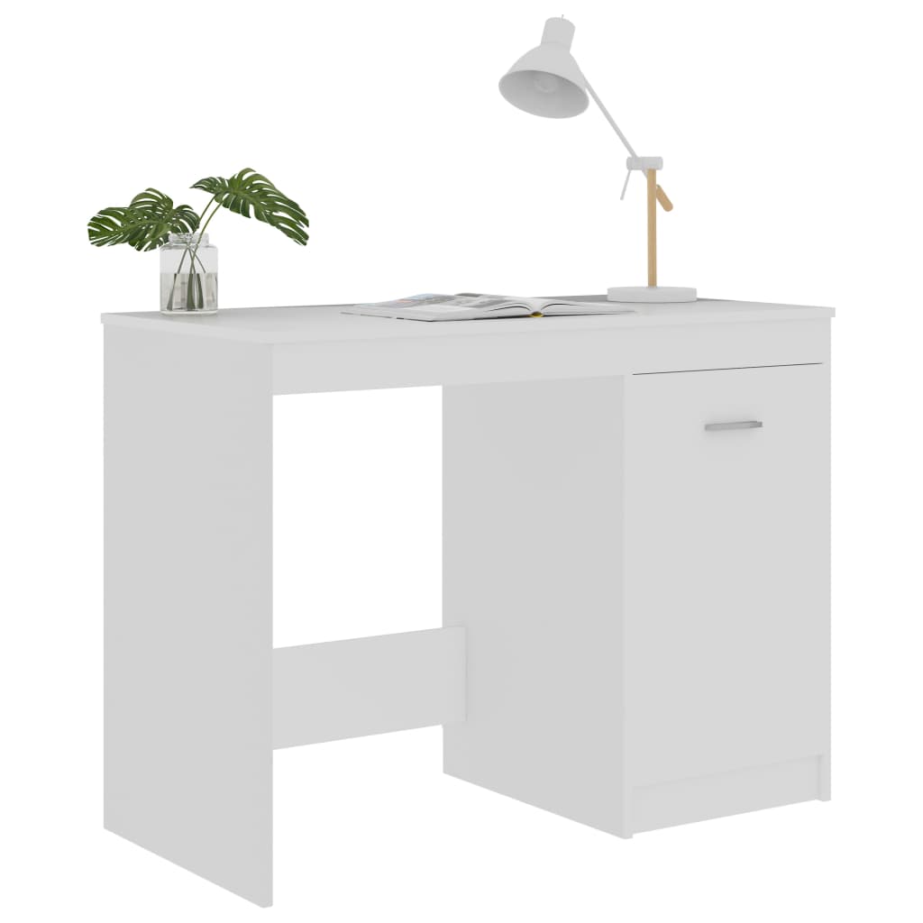 8719883914985_g_en_hd_3 vidaXL Desk White 100x50x76 cm Engineered Wood - Image 5