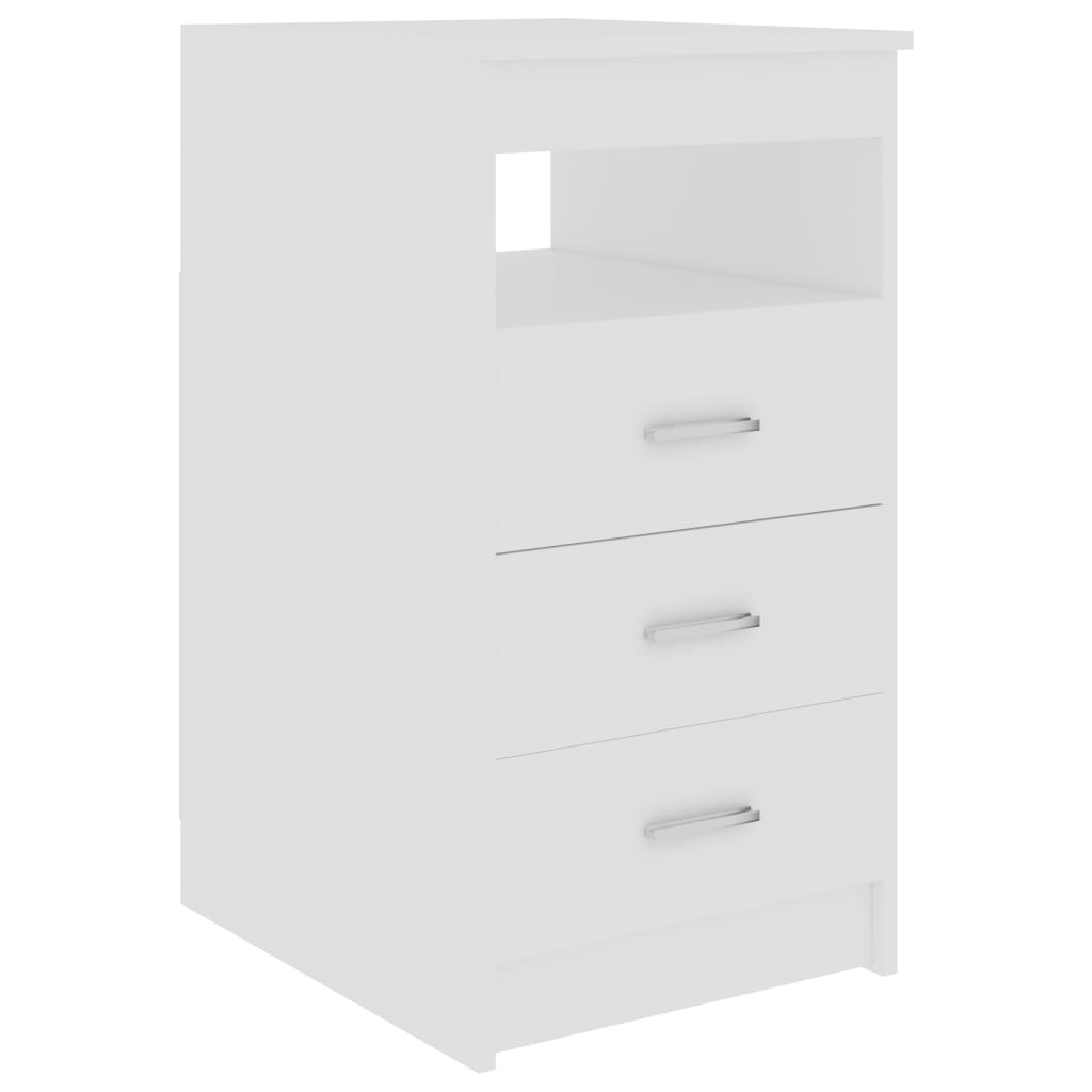 8719883915074_a_en_hd_1 vidaXL Drawer Cabinet White 40x50x76 cm Engineered Wood - Image 2