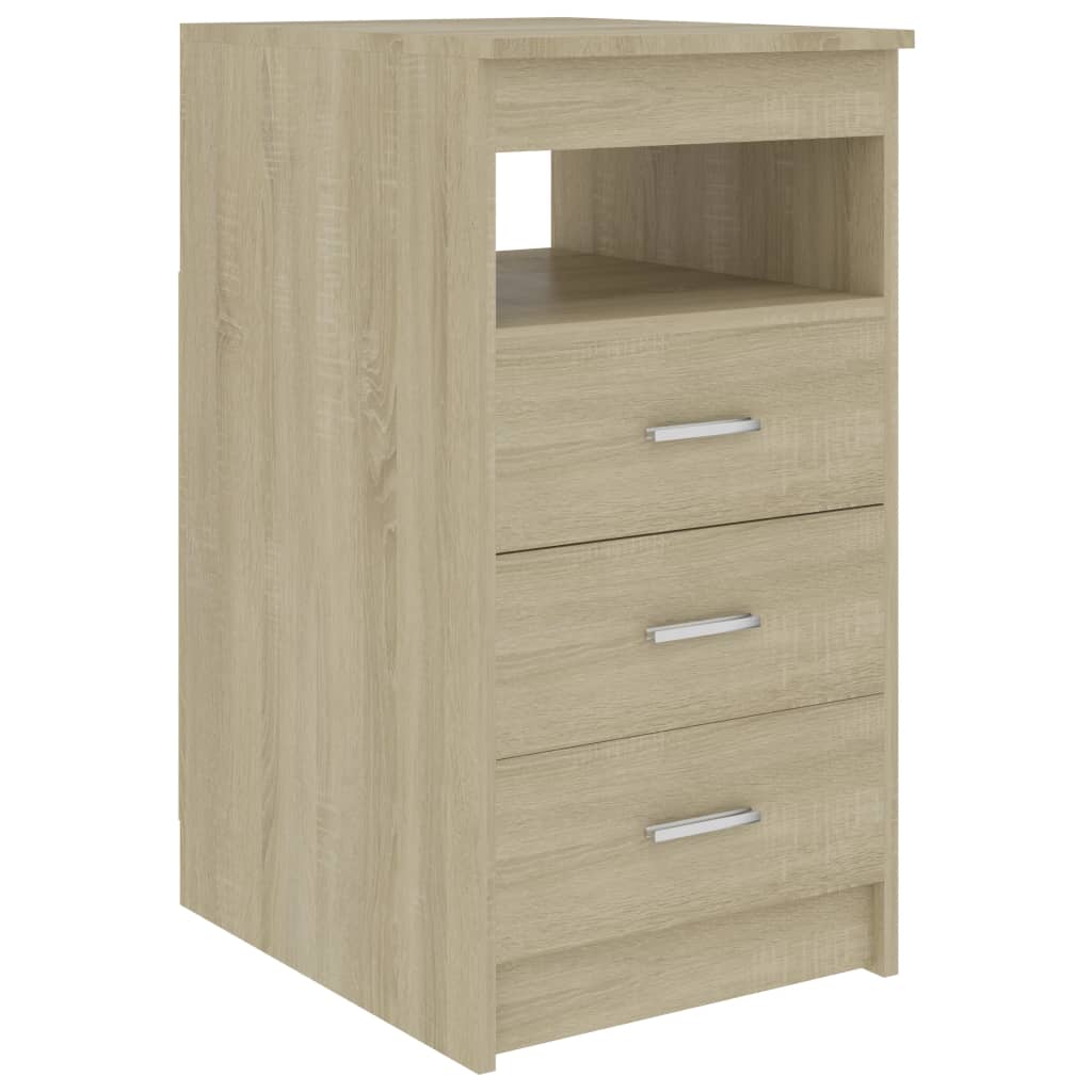8719883915104_a_en_hd_1 vidaXL Drawer Cabinet Sonoma Oak 40x50x76 cm Engineered Wood - Image 2