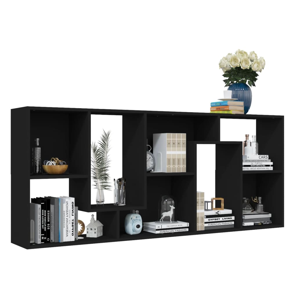 8719883915807_g_en_hd_3 vidaXL Book Cabinet Black 67x24x161 cm Engineered Wood - Image 6