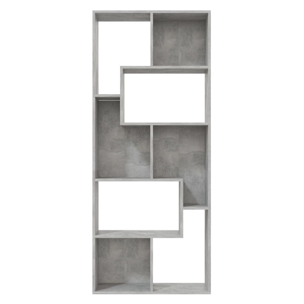 8719883915838_g_en_hd_6 vidaXL Book Cabinet Concrete Grey 67x24x161 cm Engineered Wood - Image 9