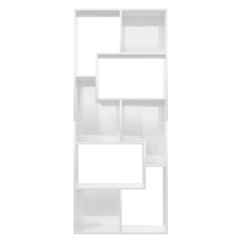 8719883915852_g_en_hd_6 vidaXL Book Cabinet High Gloss White 67x24x161 cm Engineered Wood - Image 9