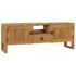 vidaXL TV Cabinet 120x32x45 cm Solid Teak Wood