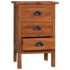 vidaXL Bedside Cabinet 40x35x60 cm Solid Teak Wood - Image 2