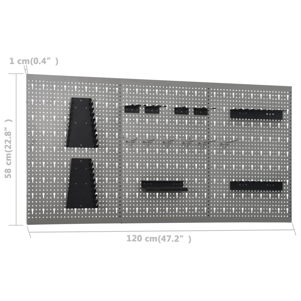 8719883919355_g_en_hd_3 vidaXL Workbench with Three Wall Panels - Image 5