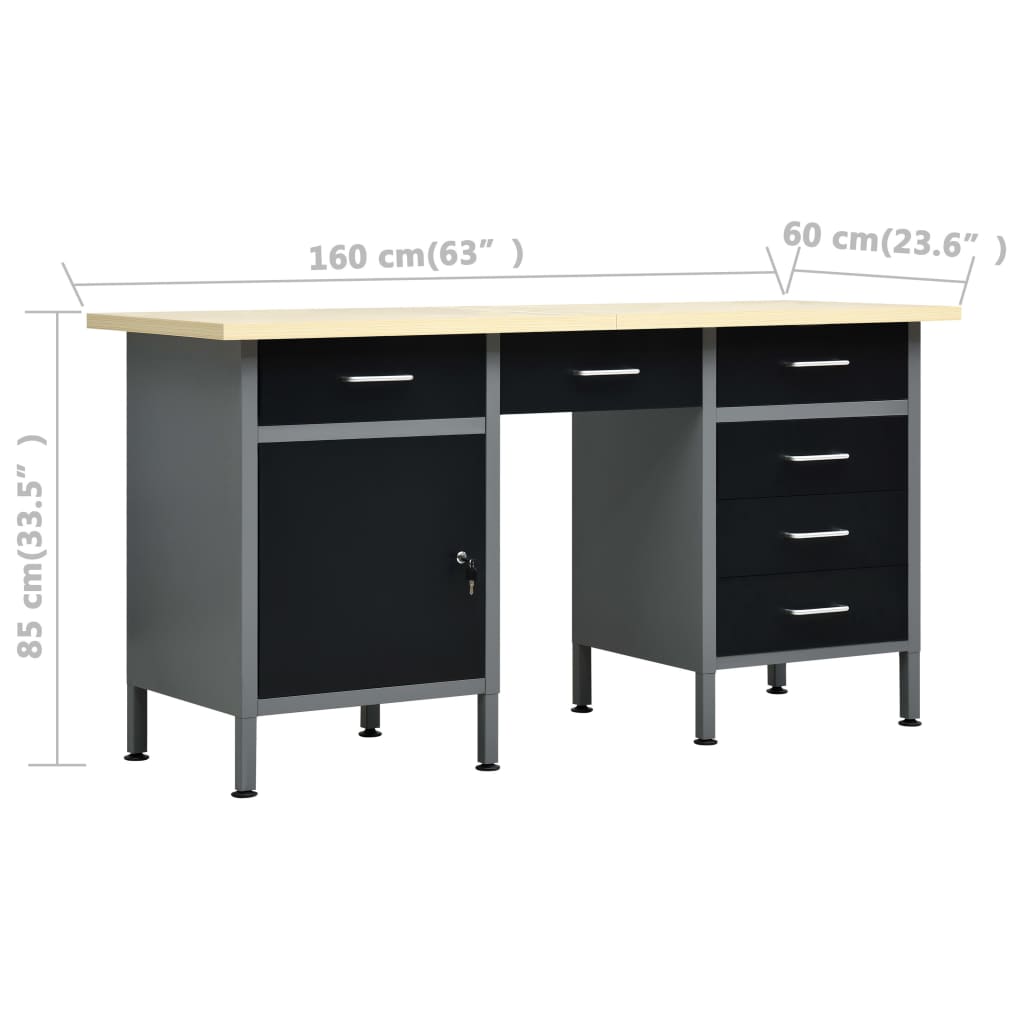 8719883919386_g_en_hd_4 vidaXL Workbench with Four Wall Panels - Image 6