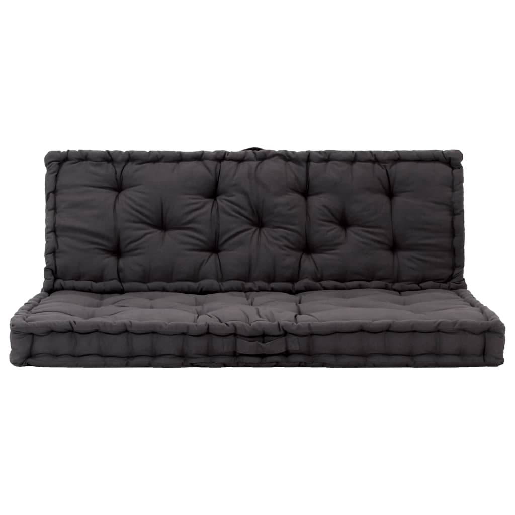 8719883970424_g_en_hd_1 vidaXL Pallet Floor Cushions 2 pcs Cotton Black - Image 2
