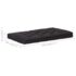 vidaXL Pallet Floor Cushions 2 pcs Cotton Black - Image 12