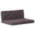 vidaXL Pallet Floor Cushions 2 pcs Cotton Anthracite