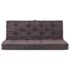 vidaXL Pallet Floor Cushions 2 pcs Cotton Anthracite - Image 2