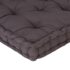 vidaXL Pallet Floor Cushions 2 pcs Cotton Anthracite - Image 10