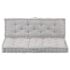 vidaXL Pallet Floor Cushions 2 pcs Cotton Grey - Image 2