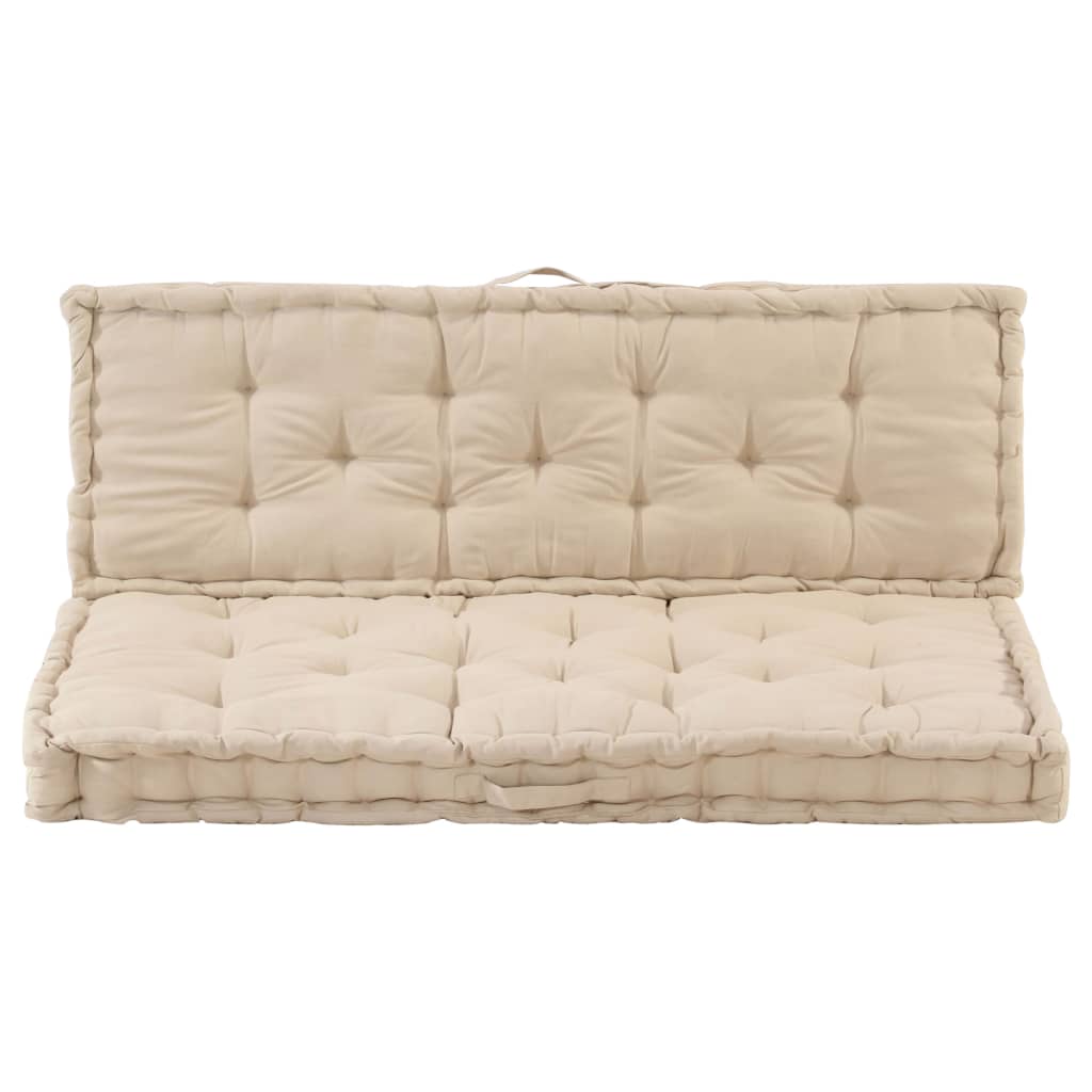 8719883970455_g_en_hd_1 vidaXL Pallet Floor Cushions 2 pcs Cotton Beige - Image 2