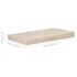 vidaXL Pallet Floor Cushions 2 pcs Cotton Beige - Image 12