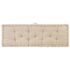 vidaXL Pallet Floor Cushions 2 pcs Cotton Beige - Image 5