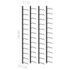 vidaXL Wall-mounted Wine Racks for 48 Bottles 2 pcs Black Iron - Image 6