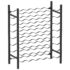 vidaXL Wine Rack for 48 Bottles Black Metal