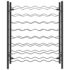 vidaXL Wine Rack for 48 Bottles Black Metal - Image 2