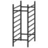 vidaXL Wine Rack for 48 Bottles Black Metal - Image 3