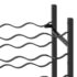vidaXL Wine Rack for 48 Bottles Black Metal - Image 5
