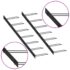 vidaXL Wall-mounted Wine Racks for 14 Bottles 2 pcs Black Metal - Image 4