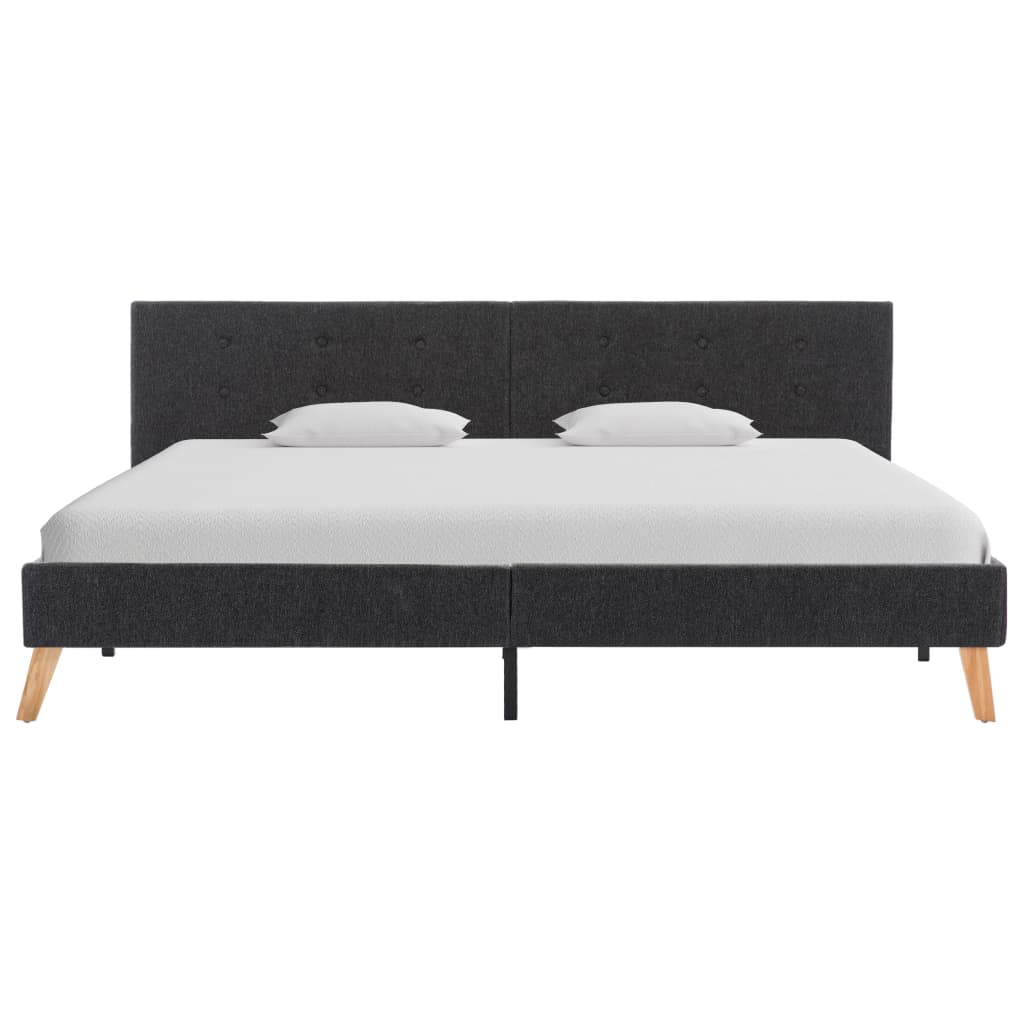 8719883979113_g_en_hd_2 vidaXL Bed Frame without Mattress Grey Fabric 183x203 cm King - Image 3