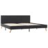 vidaXL Bed Frame without Mattress Grey Fabric 183x203 cm King - Image 4