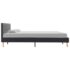 vidaXL Bed Frame without Mattress Grey Fabric 183x203 cm King - Image 5