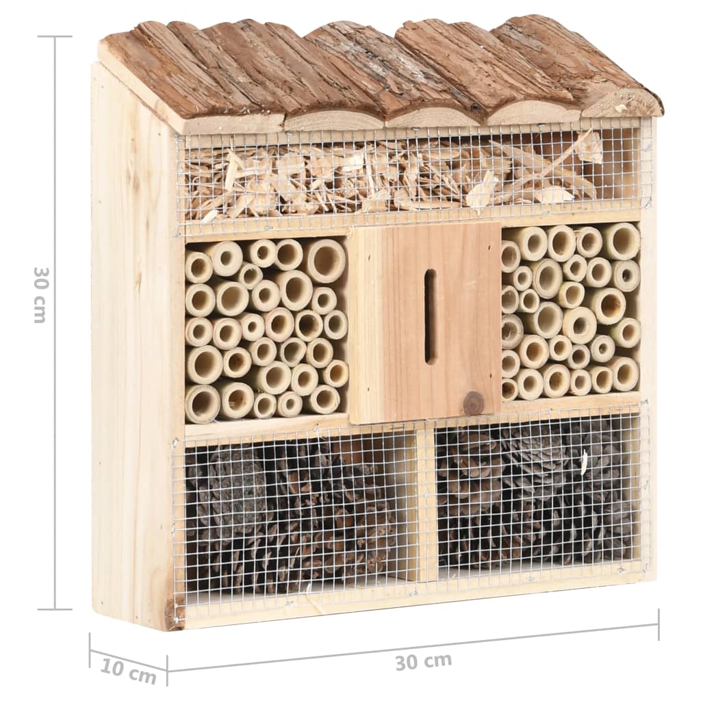 8719883979298_g_en_hd_5 vidaXL Insect Hotel 30x10x30 cm Firwood - Image 6
