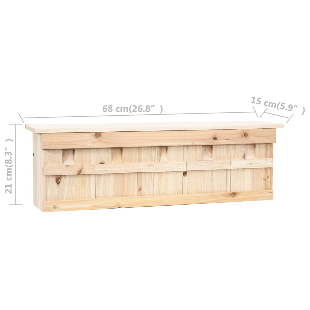 8719883979328_g_en_hd_6 vidaXL Sparrow House with 5 Rooms 68x15x21 cm Firwood - Image 7