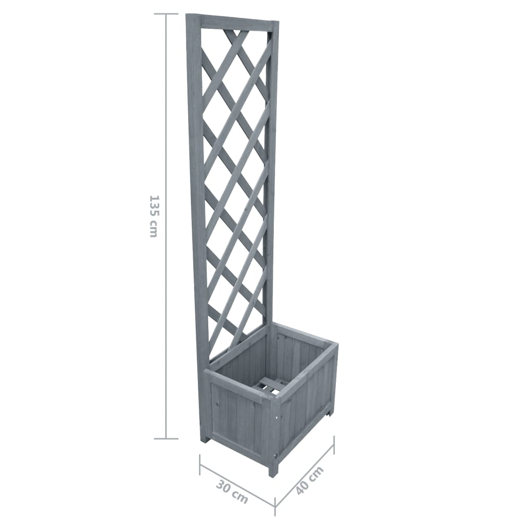 8719883979410_g_en_hd_3 vidaXL Trellis Planter 40x30x135 cm Solid Firwood - Image 4