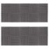 vidaXL Decking Tiles 20 pcs Grey Wash 30x30 cm Solid Acacia Wood