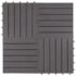 vidaXL Decking Tiles 30 pcs Grey Wash 30x30 cm Solid Acacia Wood - Image 3