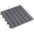 vidaXL Decking Tiles 30 pcs Grey Wash 30x30 cm Solid Acacia Wood - Image 8