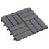 vidaXL Decking Tiles 20 pcs Grey Wash 30x30 cm Solid Acacia Wood - Image 2