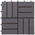 vidaXL Decking Tiles 20 pcs Grey Wash 30x30 cm Solid Acacia Wood - Image 3