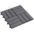 vidaXL Decking Tiles 30 pcs Grey Wash 30x30 cm Solid Acacia Wood - Image 6