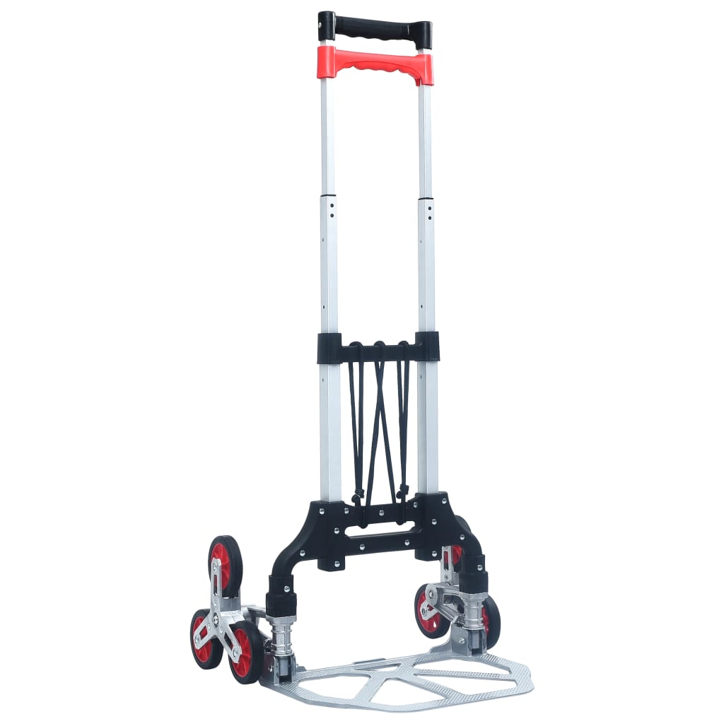 8719883986937_a_en_hd_1 vidaXL Foldable Stair Transport Trolley 70 kg Aluminium Silver - Image 1