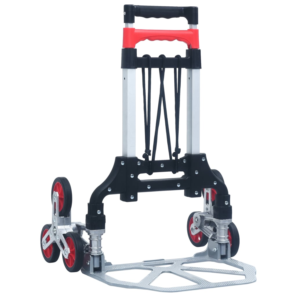 8719883986937_g_en_hd_1 vidaXL Foldable Stair Transport Trolley 70 kg Aluminium Silver - Image 2